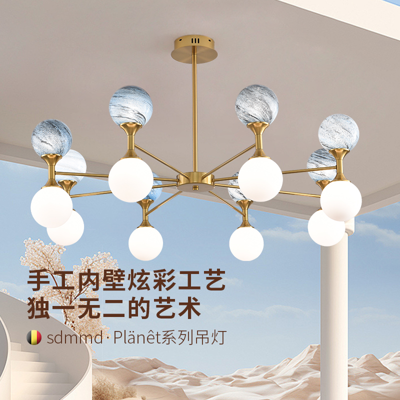 2025新款大气高级感智能客厅吊灯