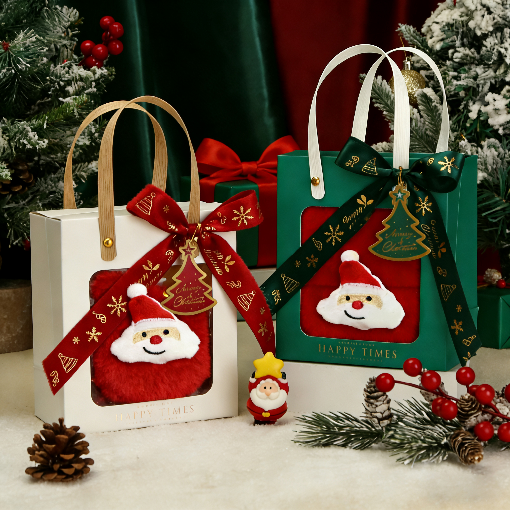 圣诞节礼物毛绒围巾伴手礼