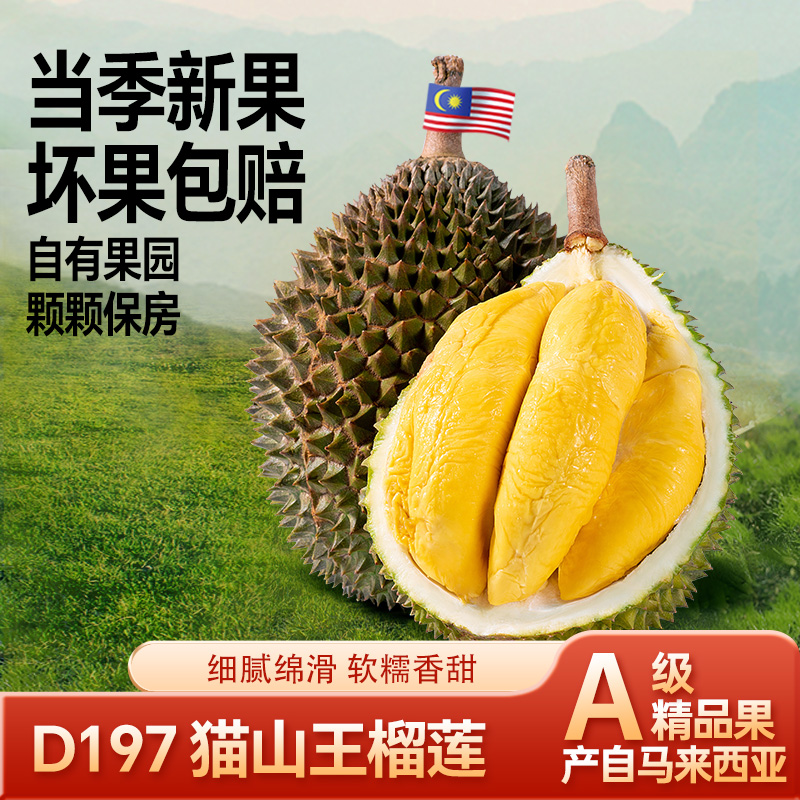 王上榴马来西亚D197猫山王榴莲