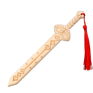 金木水火土五行桃木剑原木木雕桃木剑道士剑宝宝儿童桃木剑