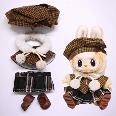泡泡玛特拉布布15cm17cm娃衣