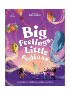 DK 英文原版 Big Feelings, Little Feelings 大情感，小情感 精装 情感图画书 5-9岁