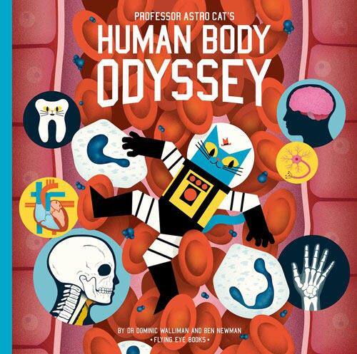 英文原版 太空猫 人体大冒险 Professor Astro Cat's Human Body Odyssey 儿童天文科普图画故事绘本