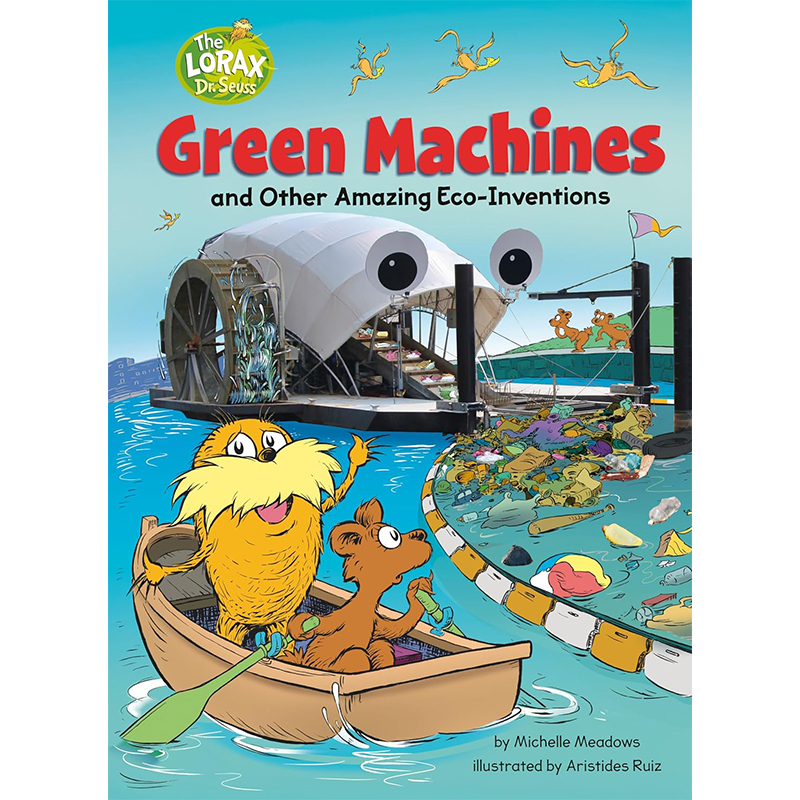 英文原版 苏斯博士 Dr. Seuss's the Lorax Books  Green Machines and Other Amazing Eco-Inventions  科普知识类绘本