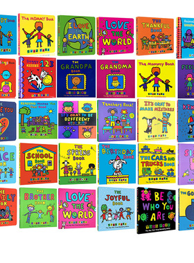 英文原版 The Okay Book 纸板书 淘弟有个大世界 家的味道 孩子的情商培养 Todd Parr 表达感受 接纳自己 儿童启蒙图画书