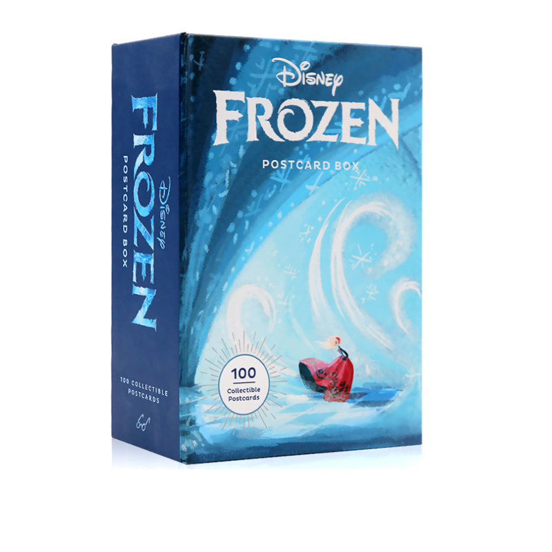 英文原版 冰雪奇缘明信片100张收藏 概念艺术设定 迪斯尼 冰雪女王2 Disney Frozen Postcard 艾莎 安娜