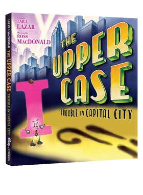 英文原版  The Upper Case: Trouble in Capital City 私人侦探 I 系列 第2本 大写字母：在首都的麻烦 精装 小布朗绘本