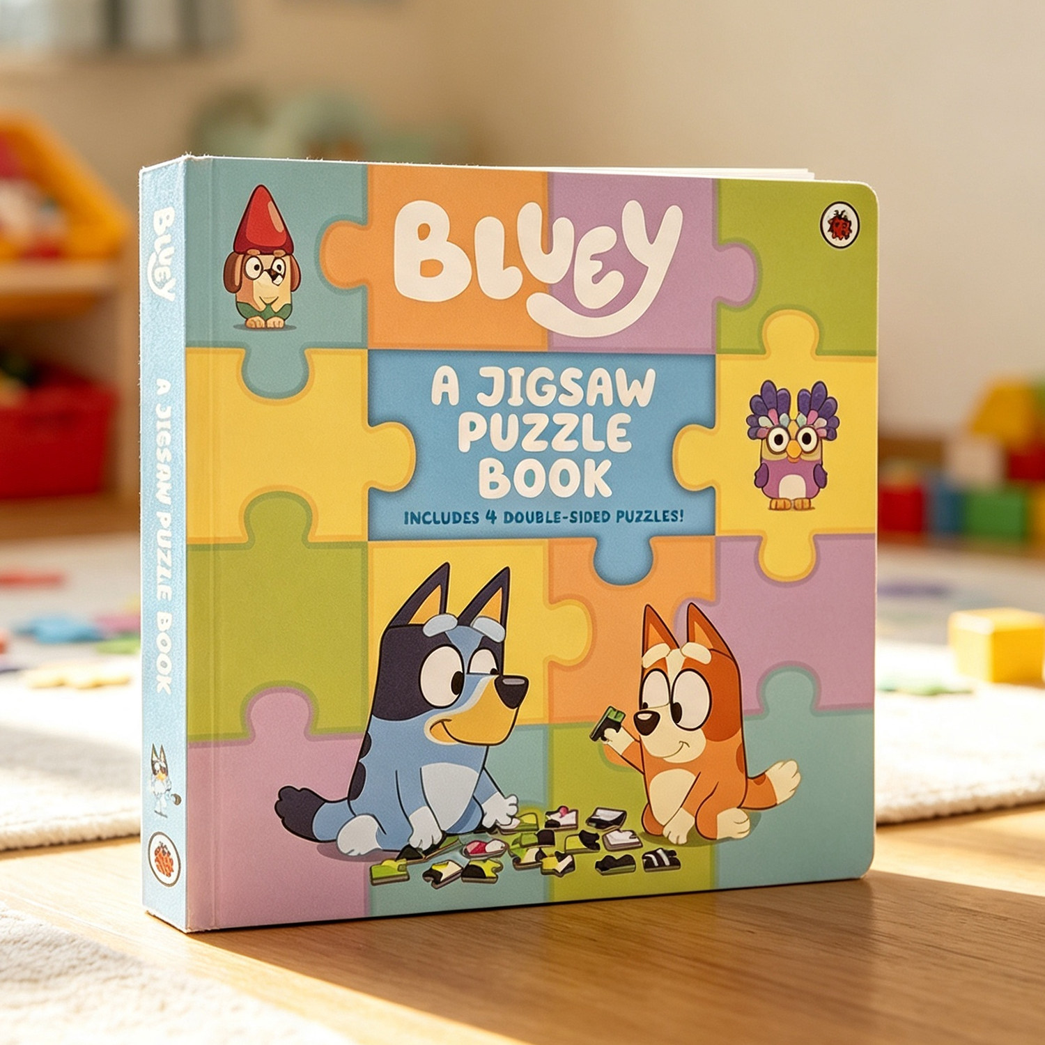 小蓝狗布鲁伊 拼图书 Bluey A Jigsaw Puzzle Book  英文原版 儿童启蒙故事绘本