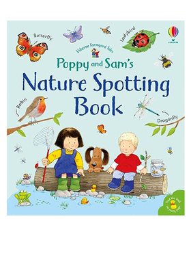 英文原版 Usborne Poppy and Sam's Nature Spotting Book 纸板书 发现自然农场系列 儿童课外阅读图画故事书 尤斯伯恩