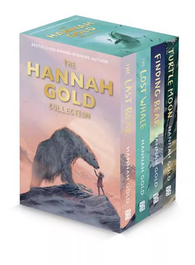 英文原版 Hannah Gold 4-Copy Slipcase 汉娜·戈尔德小说 4册套装 青少年科普小说 迷失的鲸 最后一只熊