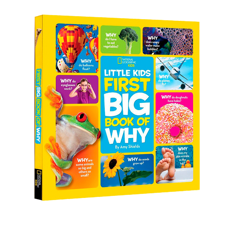 National Geographic 美国国家地理 Little Kids First Big Book of Why 精装大开本 儿童百科书  探索世界 英文原版