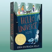Erin Universe 2018年纽伯瑞金奖英文原版 儿童文学 Entrada 你好宇宙 个性 Kelly Hello 小说 青少年成长阅读 与友谊插图