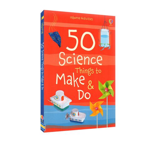 Usborne 50 Science things to make and do  50个科学实验 英文原版绘本 儿童科普科学实验探索指南 尤斯伯恩