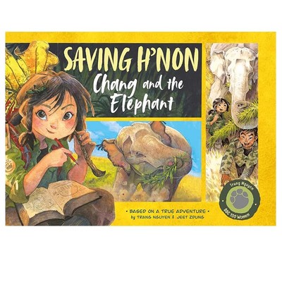 预售 英文原版 Saving H’non:  Chang and the Elephant  张与大象 吉特·勇 2023卡内基插画奖