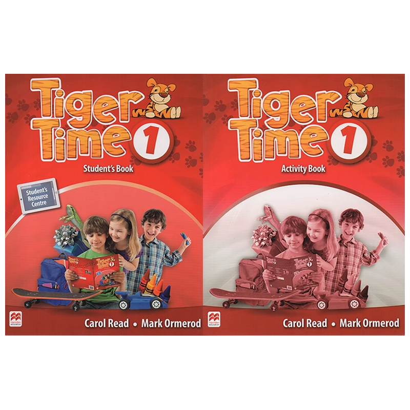 麦克米伦ESL英语原版教辅 Tiger Time Level  1级 学生用书+练习册 附在线学习资源