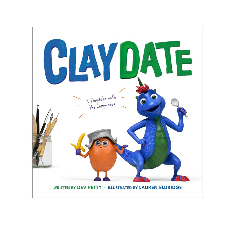 预售 英文原版 Claymates#2 黏土伙伴 精装 儿童友情成长故事 童趣黏土创意绘本
