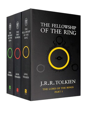 指环王魔戒三部曲 The Lord of the Rings 英文原版 奇幻文学小说 经典电影原著 小说 进口原版书 托尔金 J. R. R. Tolkien
