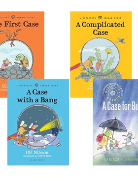英文原版 Detective Gordon 戈登侦探系列4册A Case with a Bang/The First Case儿童章节桥梁书 英语学习课外阅读