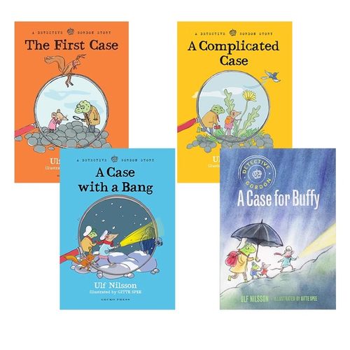 英文原版 Detective Gordon 戈登侦探系列4册A Case with a Bang/The First Case儿童章节桥梁书 英语学习课外阅读