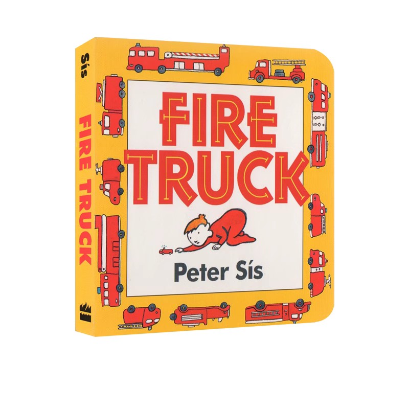 FireTruck纸板书消防车