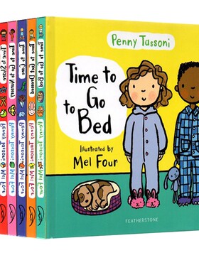 英文原版 Time to Eat/Share/Tidy Up/Care/Get Dressed 8册合售 精装 儿童行为习惯养成 Penny Tassoni 成长教育图画书 亲子共读