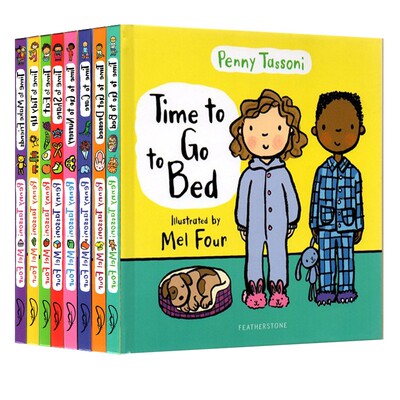 英文原版 Time to Eat/Share/Tidy Up/Care/Get Dressed 8册合售 精装 儿童行为习惯养成 Penny Tassoni 成长教育图画书 亲子共读