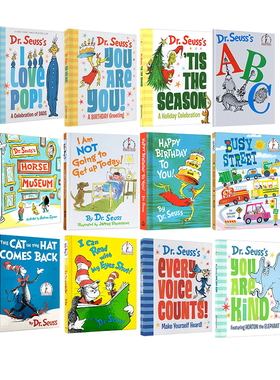 英文原版绘本 精装 廖彩杏书单  Dr Seuss's 儿童启蒙图画故事书