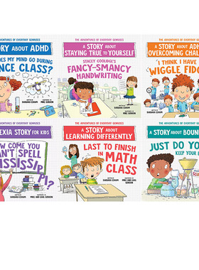 英文原版 The Adventures of Everyday Geniuses 6Book Set 日常天才历险记 6册合售 自我意识价值观培养 儿童教育绘本