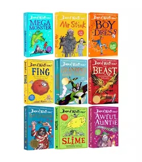 经典版9册 Bad Dad 英文原版 The World of David Walliams 少年幽默成长小说 大卫威廉姆斯Mr Stink臭臭先生 Billionaire Boy