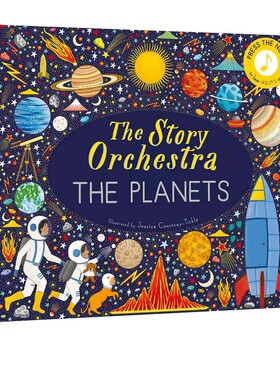 管弦乐队音乐故事 星际 音乐故事发音书 The Story Orchestra The Planets 英文原版绘本 布封精装收藏版