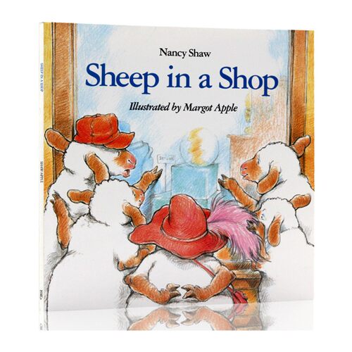 英文原版 Sheep in a Shop 儿童英语图画故事绘本 廖彩杏书单 韵文 亲子早教益智读物
