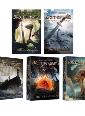 英文原版 Brotherband 系列 兄弟邦德5册合售 北欧神话奇幻魔幻冒险小说 John Flanagan