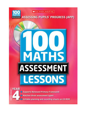 孤品清仓 Scholastic 100 Maths Assessment Lessons Year 4 四年级 100节数学课程 小学英语科学 附学习CD 学乐出品