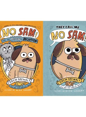 预售 英文原版 No Sam! 山姆别捣乱 2册  儿童趣味冒险 成长启蒙 初级章节书