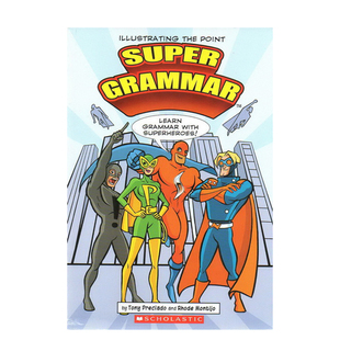 英文原版 Scholastic Super Grammar Sep 儿童英语超级语法学习 漫画全彩