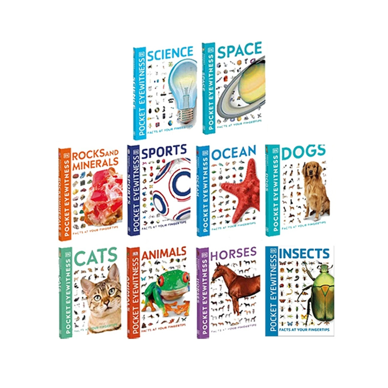 英文原版 Pocket Eyewitness DK目击者口袋系列 10册 口袋书 青少年课外科普读物 少儿知识探索科普百科图鉴