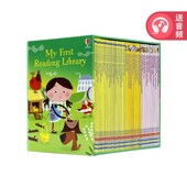 绘本 赠音频 Library 50册礼盒装 Reading 新版 First 分级读物英语初级章节书 我 Usborne尤斯伯恩英文原版 第一个图书馆