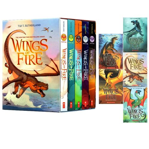 英文原版 Wings of Fire 火翼飞龙章节小说/漫画 青少年英文课外读物 奇幻魔法冒险故事书 纽约时报畅销书 Scholastic