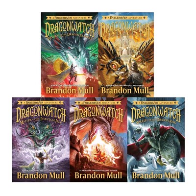 预售 英文原版 Dragonwatch 龙卫系列 5册合集 儿童奇幻冒险小说 青少年课外读物 Brandon Mull