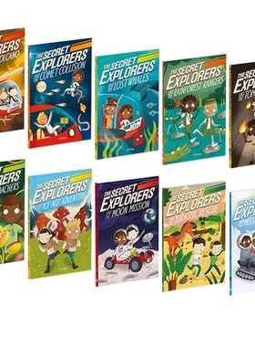 英文原版 DK The Secret Explorers 秘密探险家和雨林别动队 10册合售 青少年冒险探险小说读物 小学生桥梁章节读物