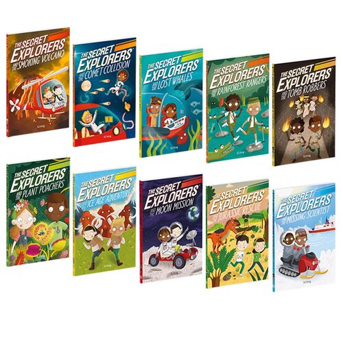 英文原版 DK The Secret Explorers 秘密探险家和雨林别动队 10册合售 青少年冒险探险小说读物 小学生桥梁章节读物