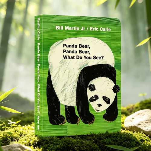 Panda Bear, Panda Bear, What Do You See? 熊猫你看到了什么 From Head to Toe 从头到脚 Brown bear 棕熊 Eric Carle 英文原版