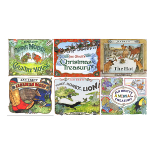 Hat Armadillo Brett 绘本The Mouse 汪培珽书单 Jan Town 帽子 英文原版 经典 Rodeo 纸板书 Country 童话故事书