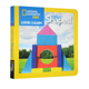 Kids Look Learn 英文原版 and Geographic 国家地理儿童版 Shapes National 边看边学：形状 纸板书