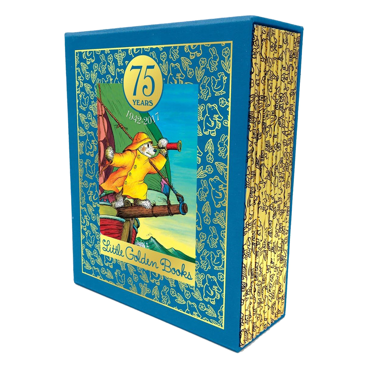 预售 英文原版 75 Years of Little Golden Books 1942-2017 精装小金书12本经典合集 75周年纪念版