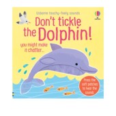 Don 低幼启蒙认知 别给海豚挠痒痒 Dolphin 儿童触觉感官认知 Tickle 尤斯伯恩 Usborne 纸板触摸发音书 the 英文原版 预售