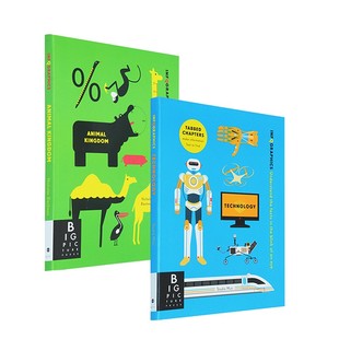 英文原版绘本 Information Graphics 2册合售 小学STEM科普 图解百科图表化阅读绘本