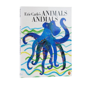 动物 英文原版 宝宝启蒙大开绘本 Animals卡尔爷爷 Eric Carle