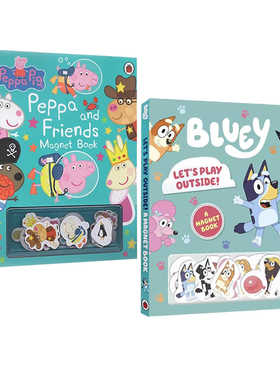 Peppa and Friends Magnet Book 磁铁书 粉红猪小妹小猪佩奇和他的朋友们  英文原版绘本 Peppa Goes Swimming  幼儿启蒙图画书