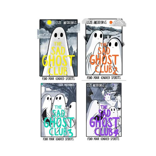 预售 英文原版 The Sad Ghost Club Volume 伤心幽灵俱乐部 4册 Lize Meddings 青少年情感治愈全彩漫画小说 12-18 岁英文课外阅读